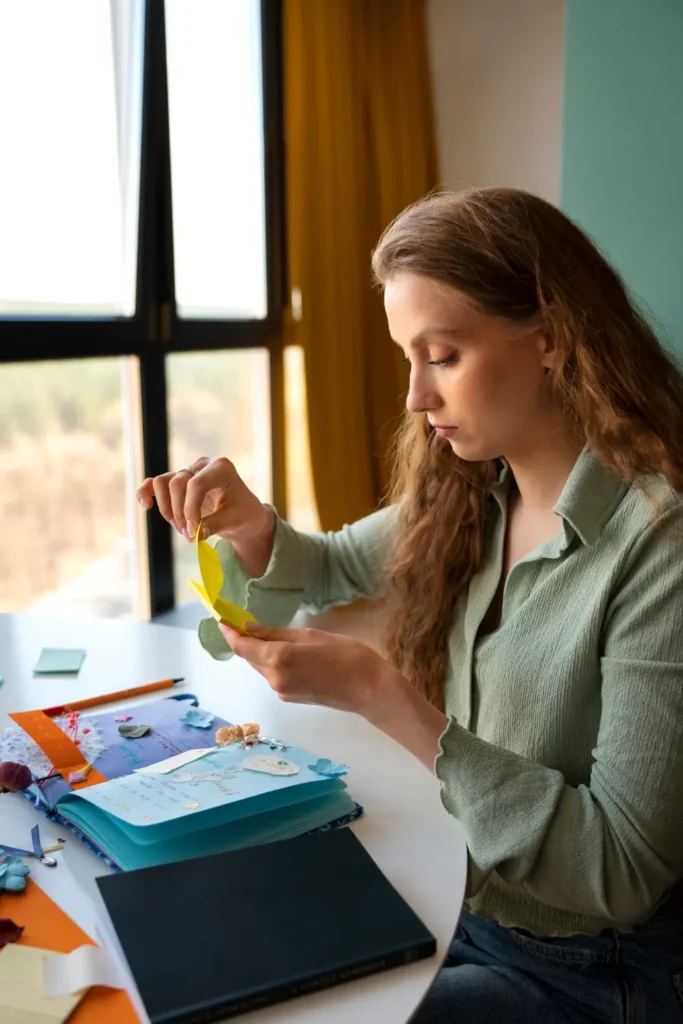 Experienced Physics tutor in Dubai making notes for physics and science curriculum